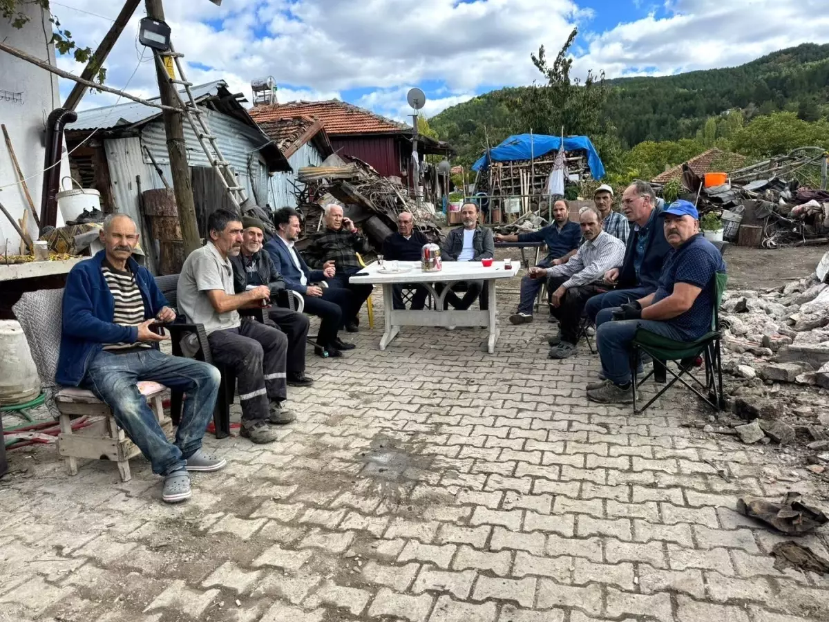 Yangın Mağdurlarına Destek Ziyareti