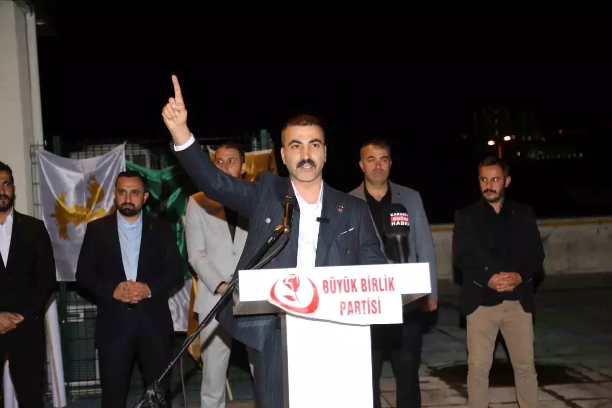 BBP Karabük İl Başkanı, Doğu Türkistan ve Filistin'deki Zulmü Kınadı