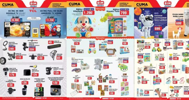 BİM 17 Ekim Cuma aktüel ürünler kataloğunda hangi ürünler var? BİM buhar kazanlı ütü, siyah nokta temizleyici, araç içi süpürge!
