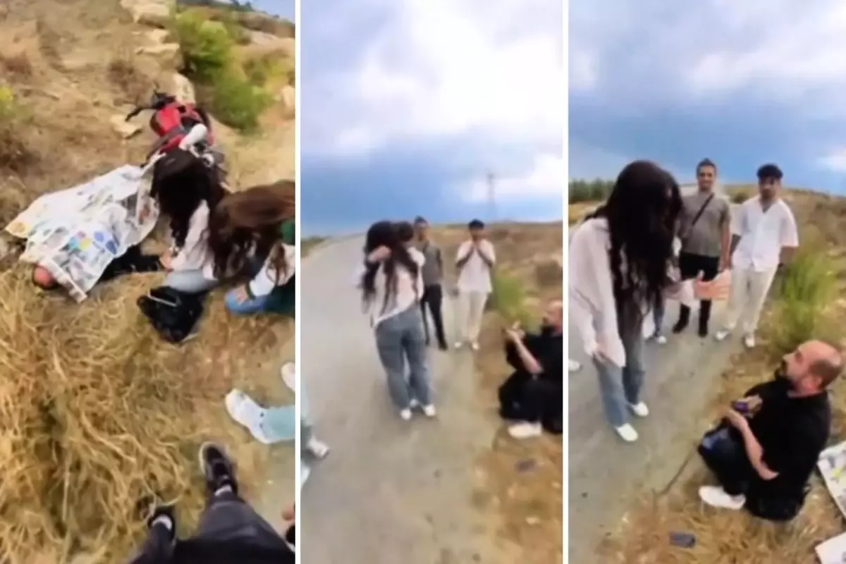 Böyle evlilik teklifi mi olur? Kendine ölü süsü verdi, sevgilisi çılgına döndü