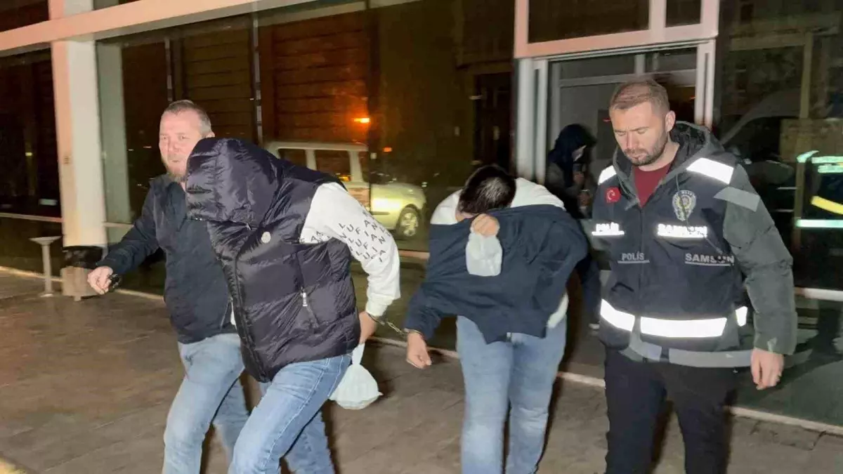 Samsun'da Çöp Konteyneri Üzerinden Uyuşturucu İşlemi: 6 Tutuklama