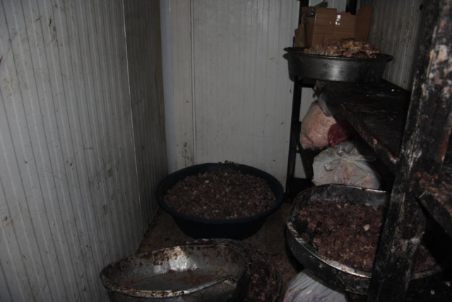 Disgusting images in the city of gastronomy! They were going to give them to weddings and restaurants