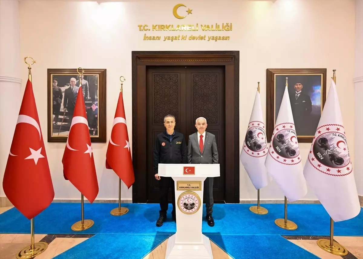 Göç İdaresi Başkanı Kök, Kırklareli Valiliği'ni Ziyaret Etti