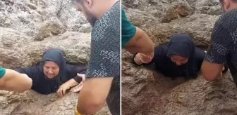 Her yıl binlerce kişi geliyor: Alevi vatandaşların geçmek için sıraya girdiği delik