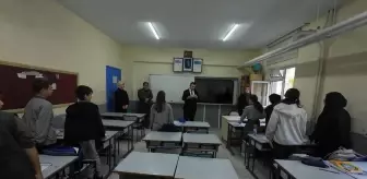 Kaymakam Doğancı'dan LGS sınavına hazırlanan öğrencilere moral ziyareti