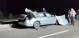 Kütahya'da Trafik Kazası: Bir Ölü, Bir Yaralı