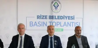 Rize Belediye Başkanı Rahmi Metin, sürdürdükleri çalışmaları değerlendirdi Açıklaması