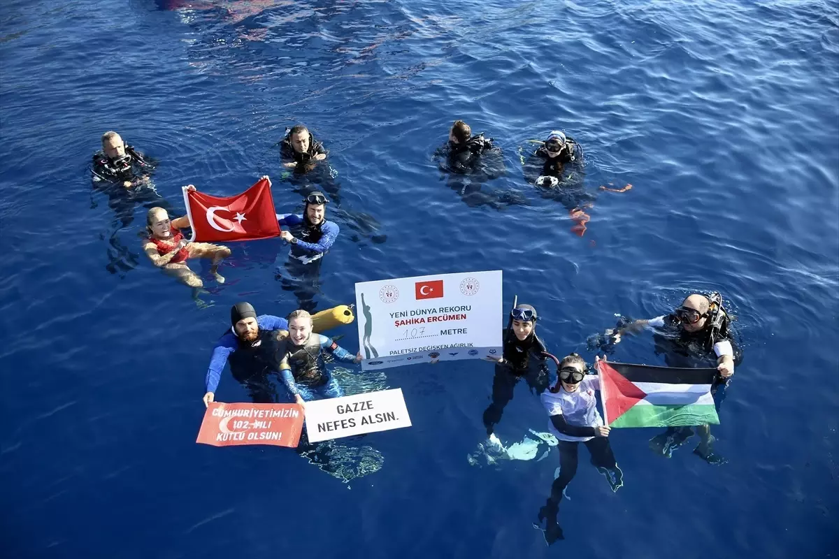 Şahika Ercümen'den Gazze'ye Destek: Yeni Dünya Rekoru