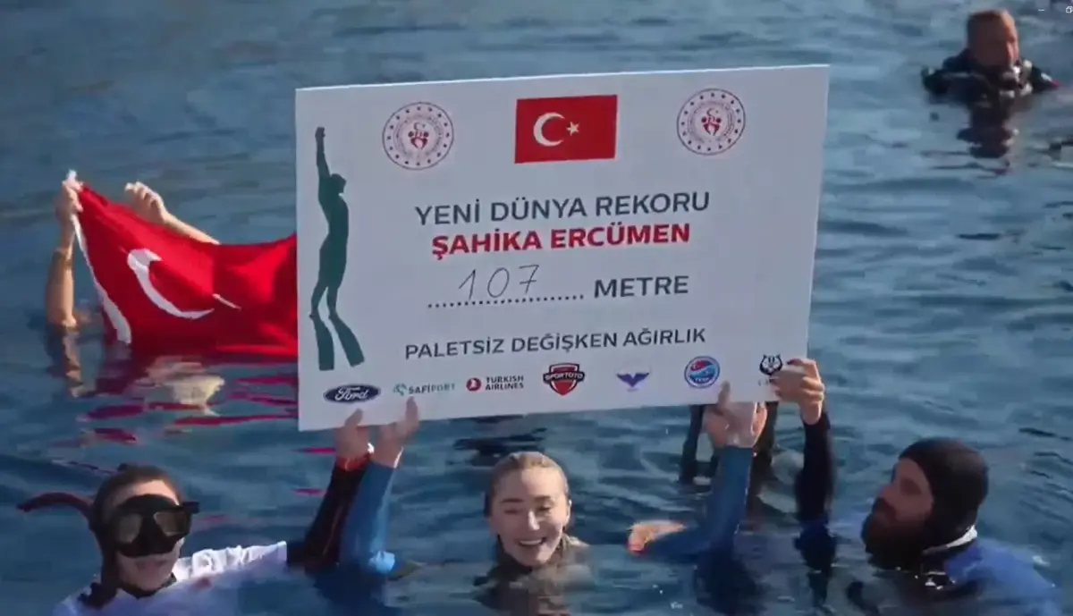 Şahika Ercümen, Dünya Rekorunu 107 Mete Çıkararak Tarih Yazdı