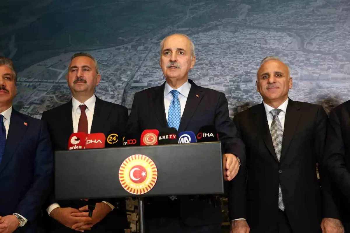 TBMM Başkanı Kurtulmuş'tan Anayasa Komisyonuna İlişkin Açıklamalar