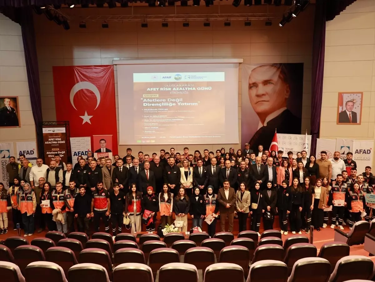 Tokat'ta "Afetlere değil dirençliliğe yatırım" temalı çalıştay düzenlendi