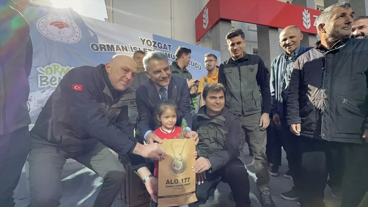 Yozgat'ta 15 Bin Ücretsiz Fidan Dağıtımı Yapıldı