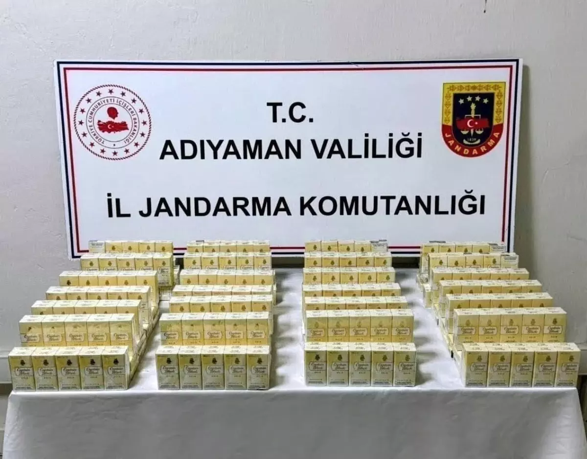 Adıyaman'da Kaçak Sigara Operasyonu: 530 Paket Ele Geçirildi