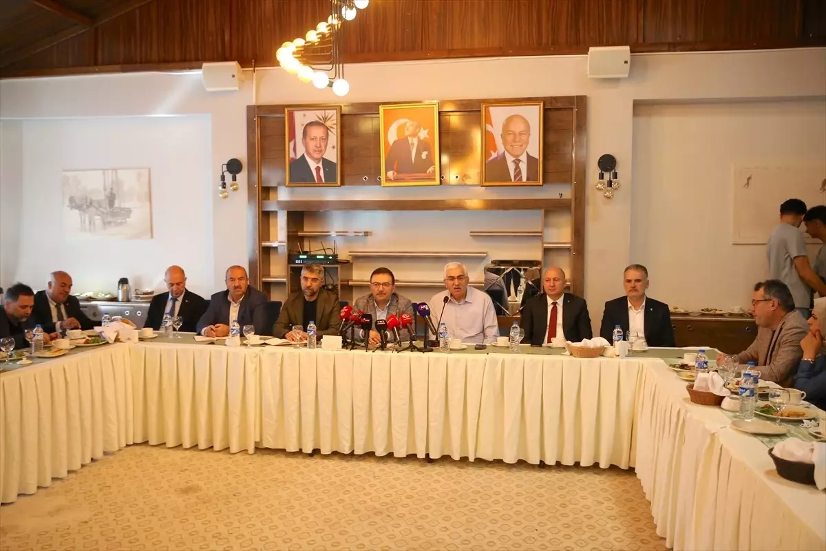 Erzurum'da Yatırımlar Hakkında Basın Toplantısı Düzenlendi