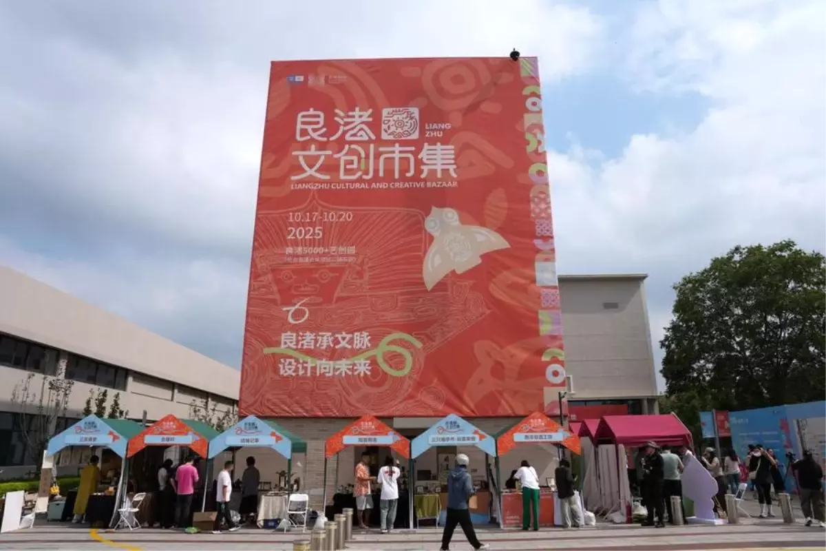 Liangzhu Kültür ve Yaratıcılık Pazarı Açıldı