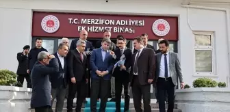 Amasya Valisi Önder Bakan Merzifon'da Ziyaretlerde Bulundu