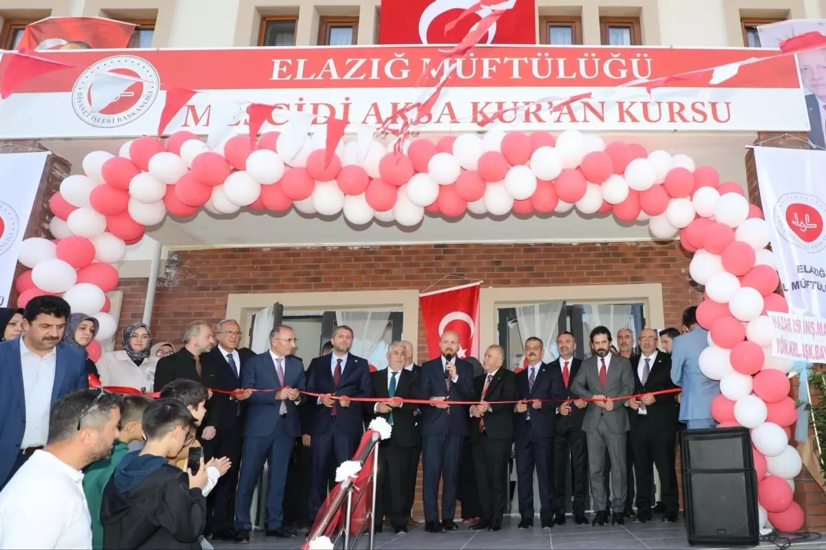 Bilal Erdoğan Elazığ'da Kur'an Kursu Açılışına Katıldı