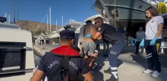 Bodrum'da Gezi Teknesinde Yaralanan Kişi Tahliye Edildi