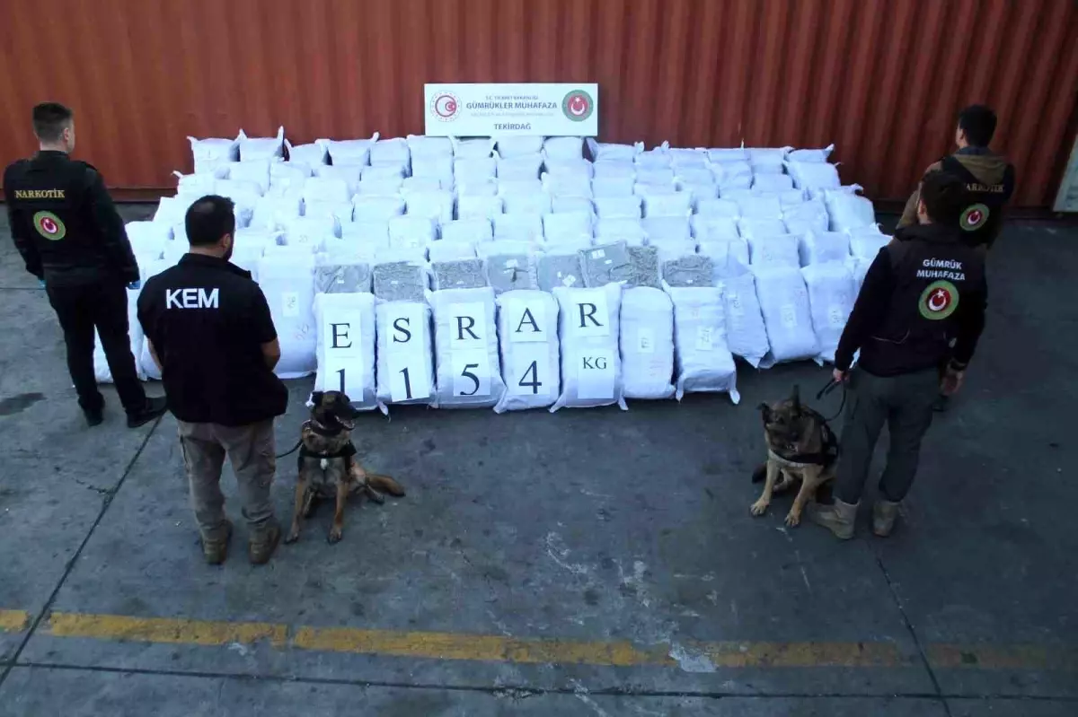 Tekirdağ ve Edirne'de Büyük Uyuşturucu Operasyonu: 809 Milyon Lira Değerinde Madde Ele Geçirildi