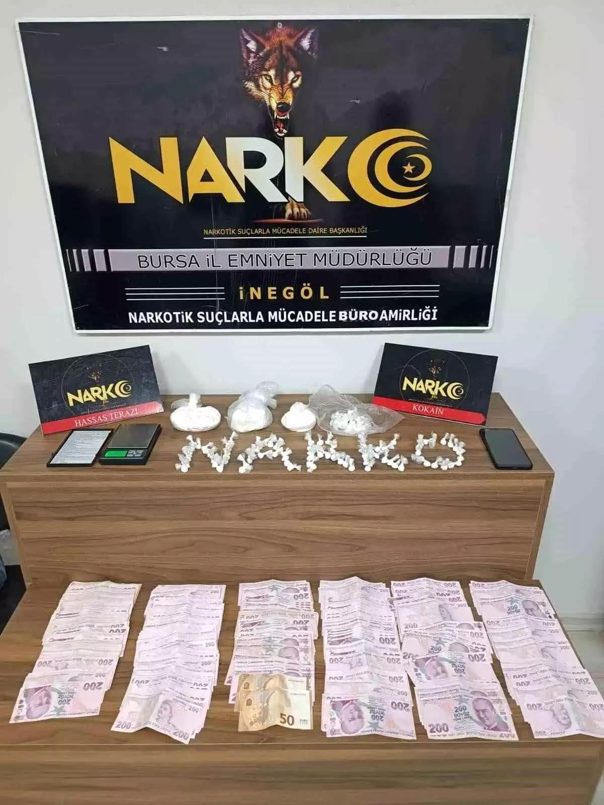 Bursa'da Uyuşturucu Ticareti Operasyonu: 620 Gram Kokain Ele Geçirildi