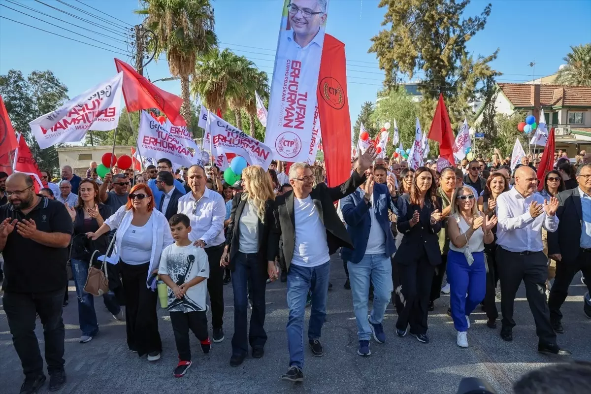 Kuzey Kıbrıs'ta Cumhurbaşkanı Seçimleri İçin Kampanya Tamamlandı