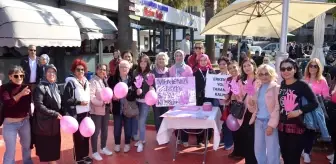 Karamürsel'de Meme Kanseri Farkındalık Yürüyüşü Düzenlendi