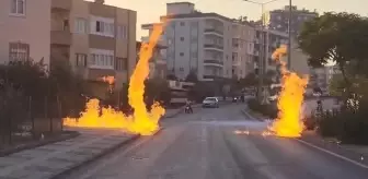 Mersin'de Doğal Gaz Sızıntısı Yangına Neden Oldu: 2 Yaralı