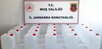 Muş'ta 100 Litre Etil Alkol Ele Geçirildi