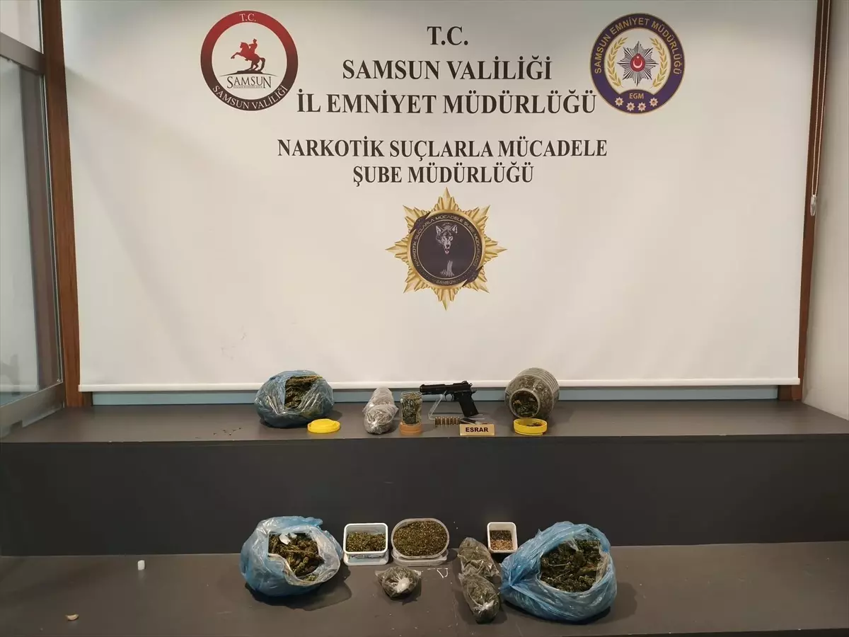 Samsun'da Uyuşturucu Operasyonu: İki Zanlı Gözaltında