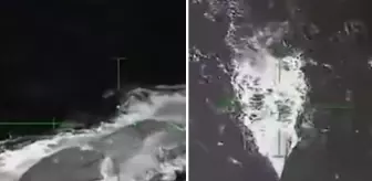 Donald Trump görüntüleri paylaştı! ABD denizaltıyı vurdu