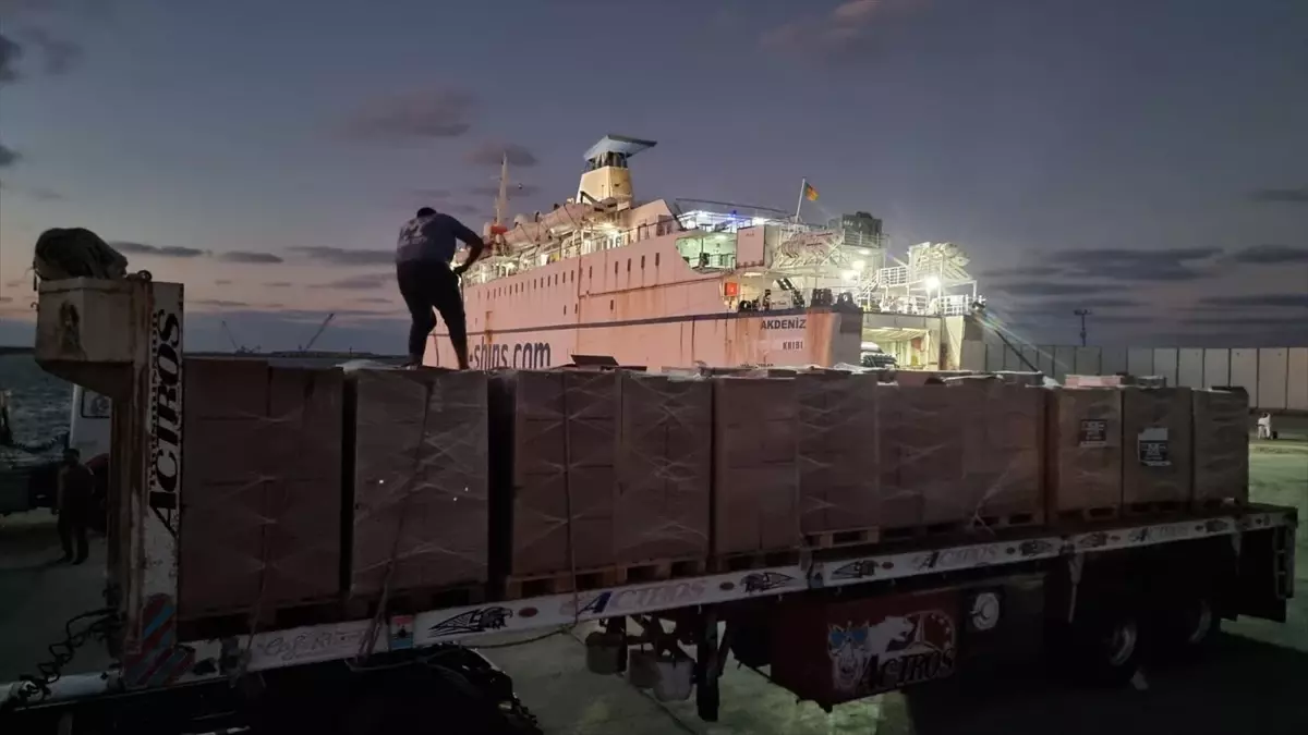 Türkiye'den Gazze'ye 25 Tır İnsani Yardım Gönderildi