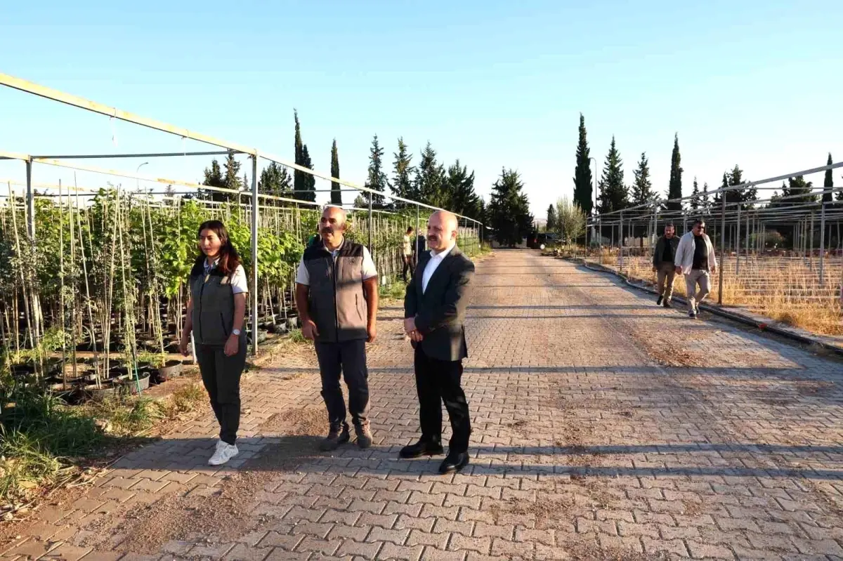 Adıyaman Valisi Osman Varol, Orman Fidanlık Müdürlüğü'nü Ziyaret Etti