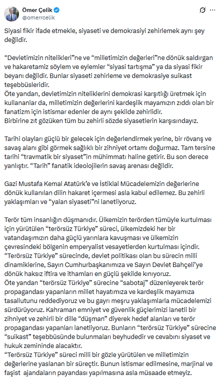First reaction from the AK Party to the 'Freedom for Öcalan' march in Diyarbakır