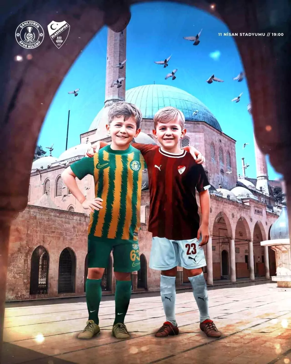 Elazığspor ve Şanlıurfaspor'dan Kardeşlik Temalı Ortak Paylaşım