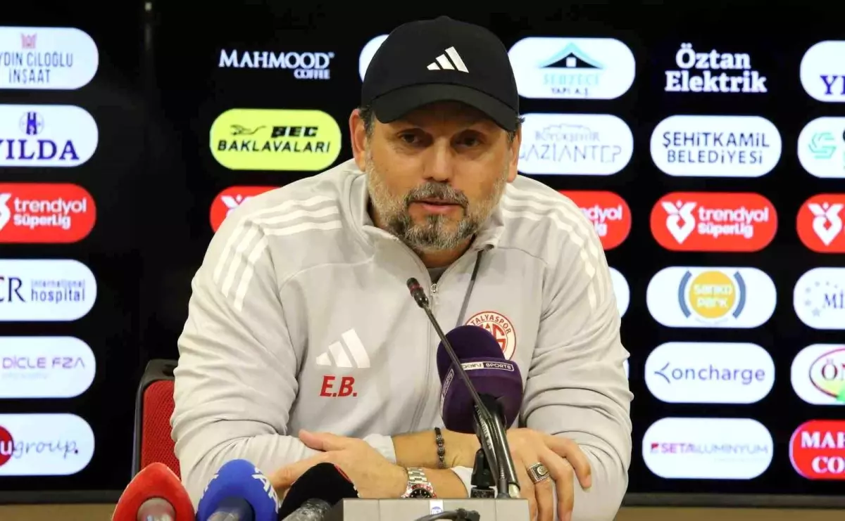 Erol Bulut: 'İlk yarı istediğimiz hiçbir şeyi sahaya yansıtamadık'