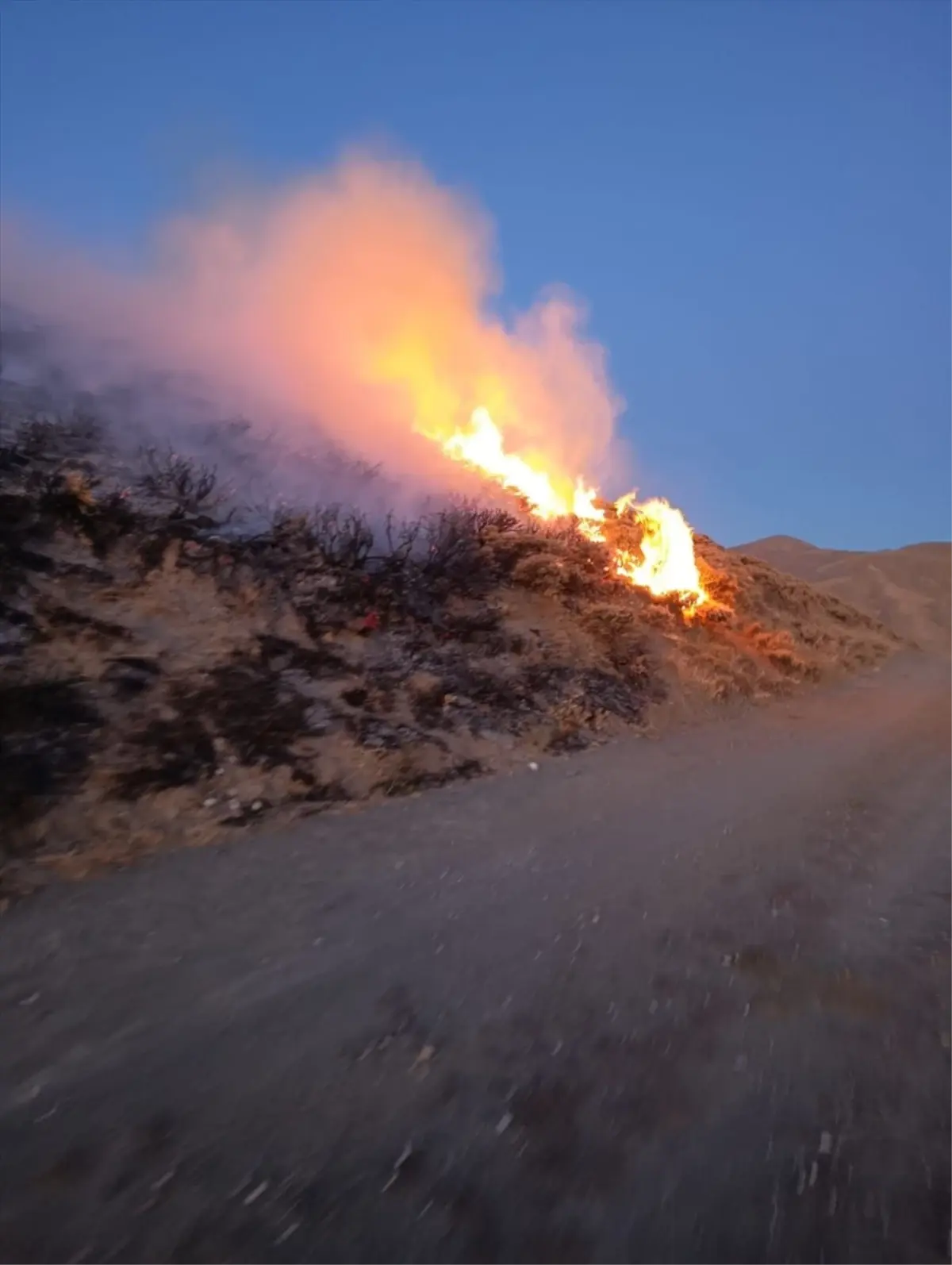Bitlis'te Anız Yangını Kontrol Altına Alındı