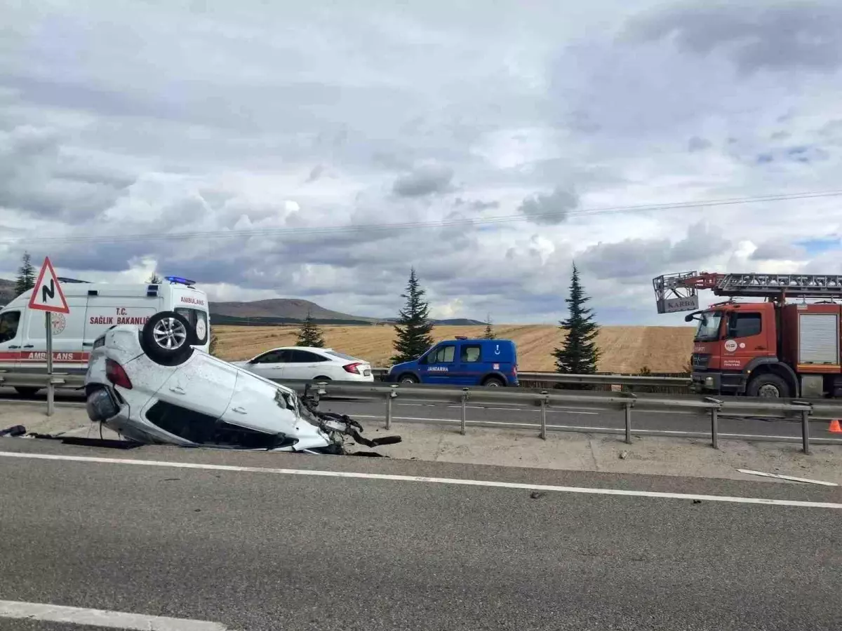 Kütahya'da Kaza: Teker Fırlayıp Başka Araca Çarptı