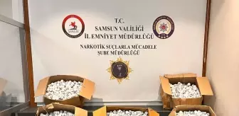 Samsun'da Uyuşturucu Operasyonu: 153 Bin Sentetik Ecza Ele Geçirildi