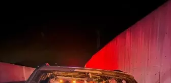 Sinop'ta Seyir Halindeki Otomobil Alev Aldı