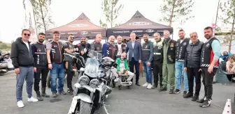 Sivas'ta Motosiklet Tutkunları Drift Alanında Buluştu