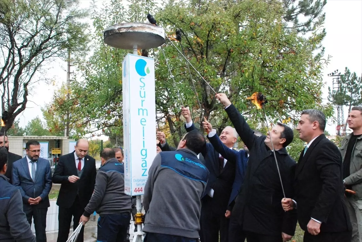 Çiğdemli Beldesine Doğal Gaz Aboneliği Başladı