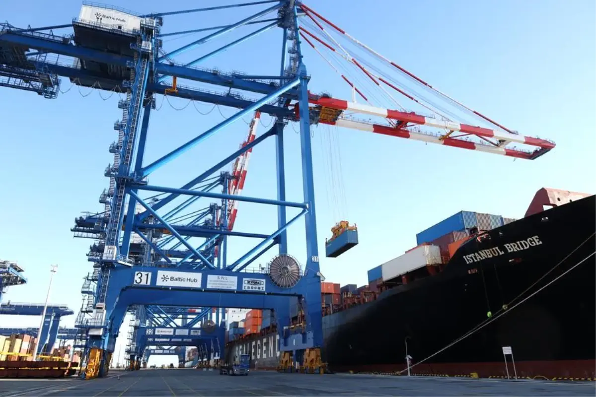 İstanbul Köprüsü, Çin-Avrupa Arktik Ekspres Rota ile Gdansk Limanı'na Ulaştı