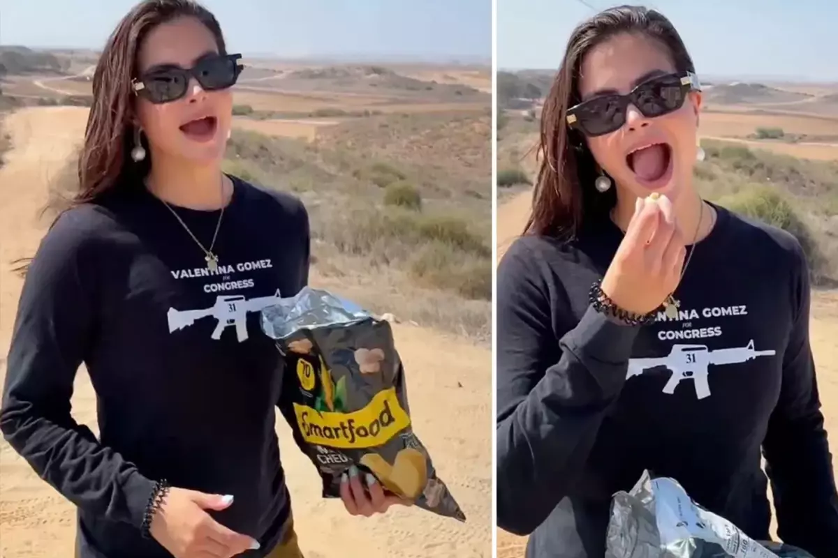 Daha önce Kur'an yakmıştı! Şimdi de Gazze bombalanırken patlamış mısır yedi