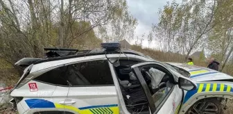 Erzincan'da Takla Atan Polis Ekip Aracında 3 Memur Yaralandı