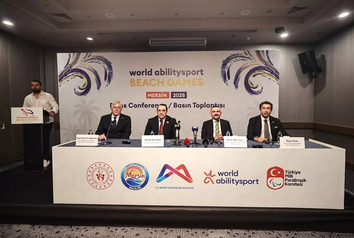 Mersin'de Dünya Bedensel Engelliler Plaj Oyunları Başlıyor