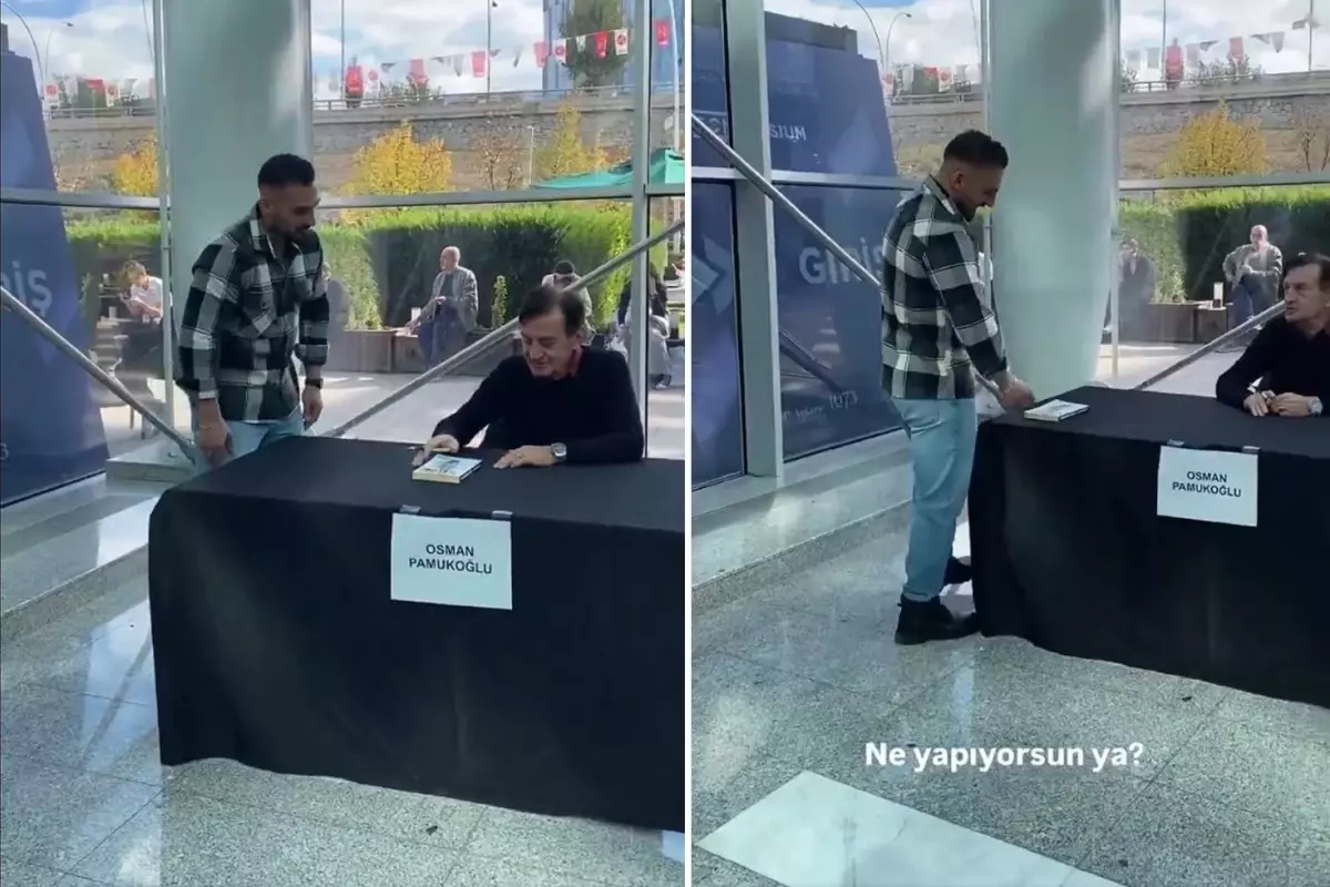 Osman Pamukoğlu'nun şaşıp kaldığı an: Dağda mıyız oğlum, ne yapıyorsun?