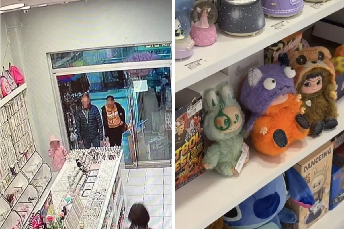 Popüler oyuncak çılgınlığı hırsızlığa dönüştü! O anlar kameraya yansıdı