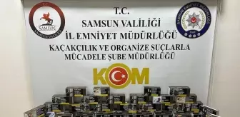 Samsun'da Kaçak Tütün Operasyonu: 15 Bin Makaron Ele Geçirildi