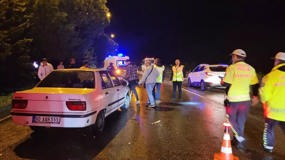 Samsun'da Trafik Kazası: 1 Yaralı