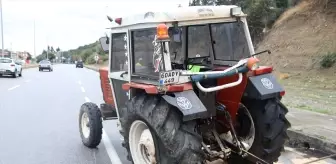 Amasya'da Traktör ve Kamyonet Çarpıştı: 2 Yaralı